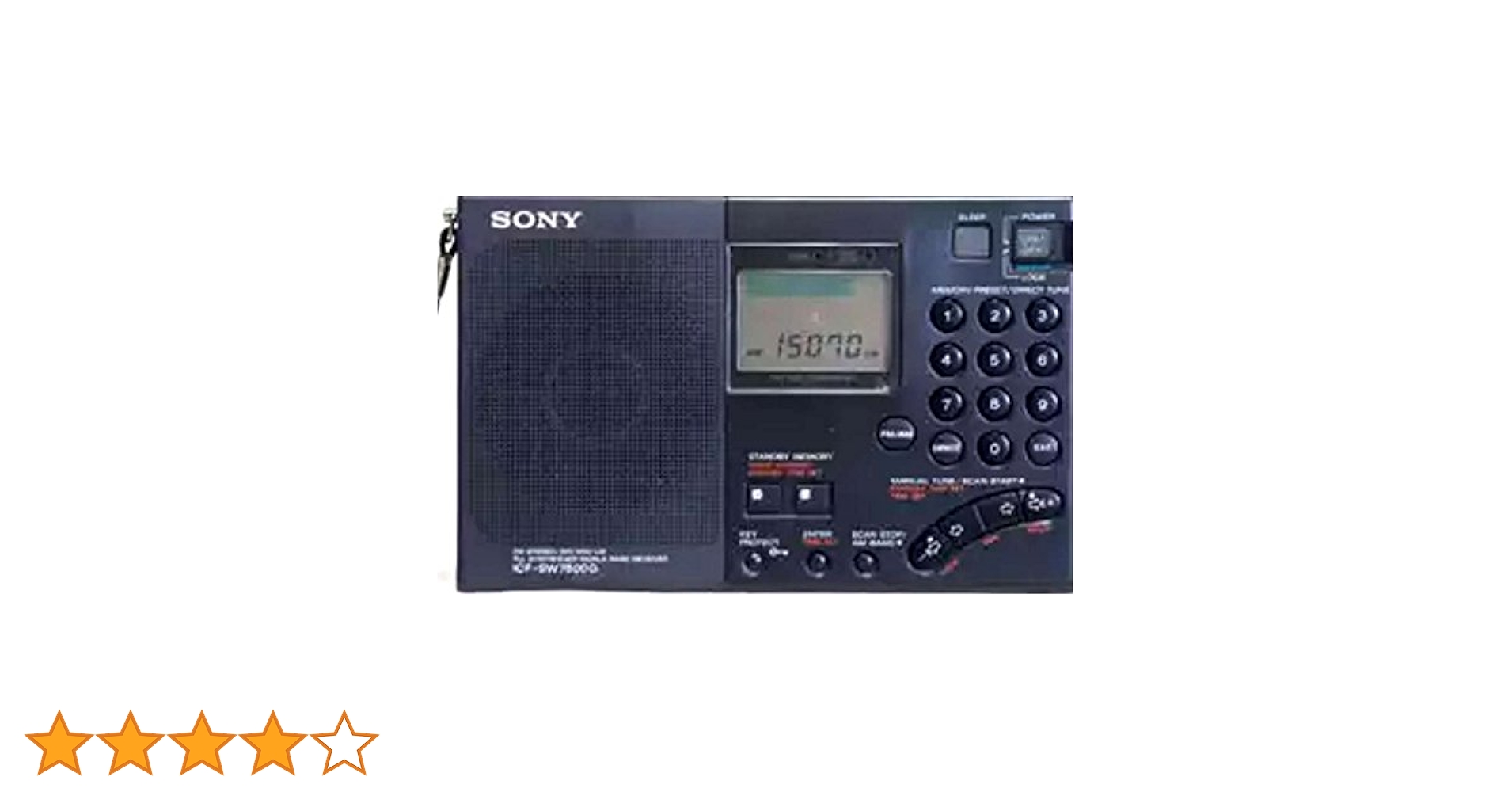 Amazon.co.jp: sony 超高感度ポータブル短波ラジオ ICF-SW7600G